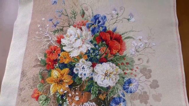 Фламандское лето от Риолис, готовая работа, рейтинг набора смотреть онлайн