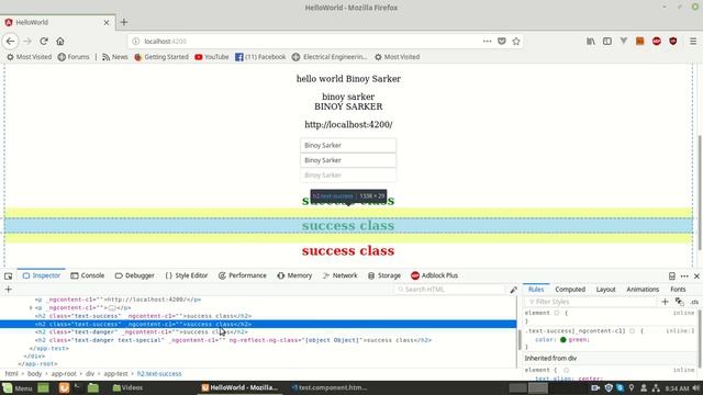 Angular 6 bangla -4 class binding and style binding смотреть онлайн