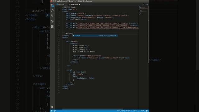 Vue2:: Beautiful transition when hide or show element смотреть онлайн