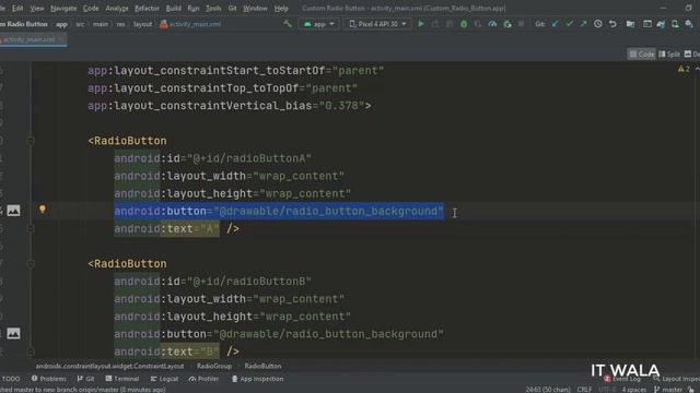 ANDROID - CUSTOM RADIO BUTTON TUTORIAL IN JAVA смотреть онлайн
