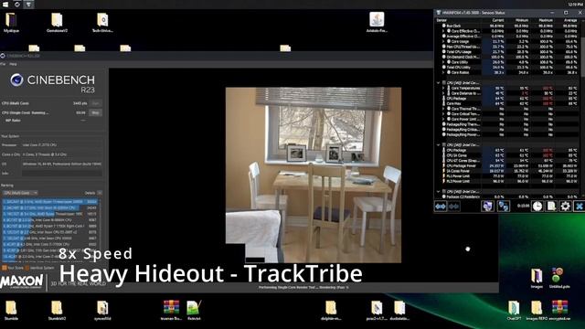 Intel Core i7 3770 Cinebench R23 Multi & Single Core смотреть онлайн