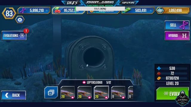 Jurassic World The Game: Leptocleidus Aquatic Reefs Evolutions #67 MOBILE (2020) смотреть онлайн