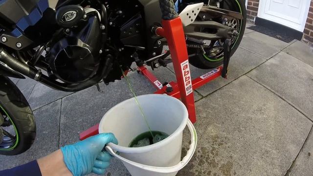 Coolant Change Kawasaki Z750R