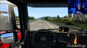 Пятёрка КУПИЛ РУЛЬ и Играет в Euro Truck Simulator 2 | Нарезка Ночного стрима GG ФУГА TV
