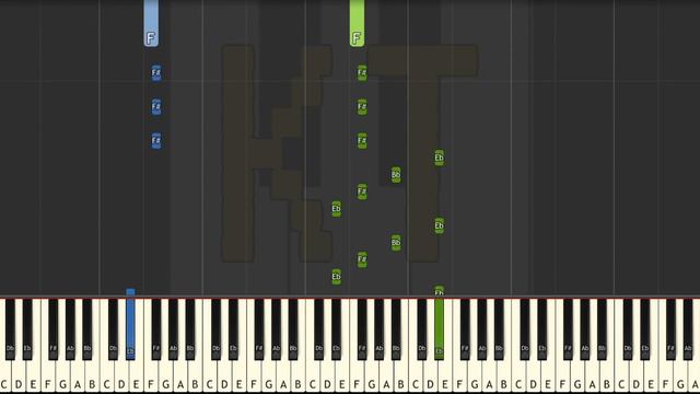 Fortnite Dances Mashup - Medium Mode [Piano Tutorial] (Synthesia) смотреть онлайн