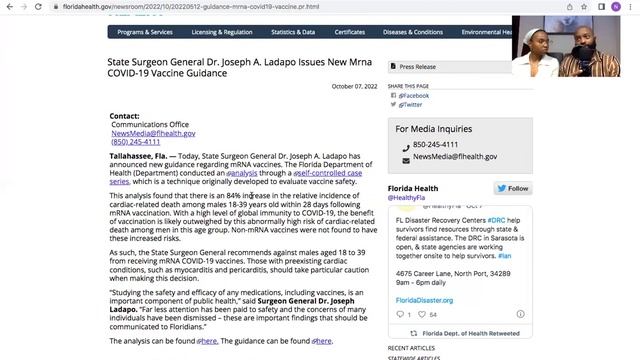 Doctor & Therapist React to new Florida recommendations ? смотреть онлайн