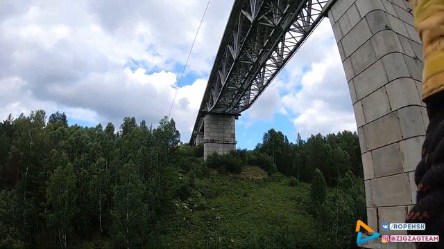 Прыжок Андрея с Бирюлевского моста 55 метров GoPro - 20 июля 2021 смотреть онлайн