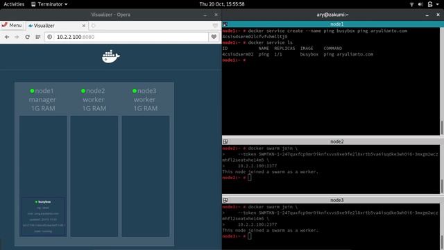 Konfigurasi Swarm Cluster di openSUSE Leap 42.1 (Docker 1.21) смотреть онлайн