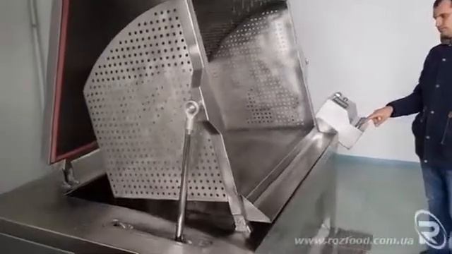 Варочный котел с выгружным устройством