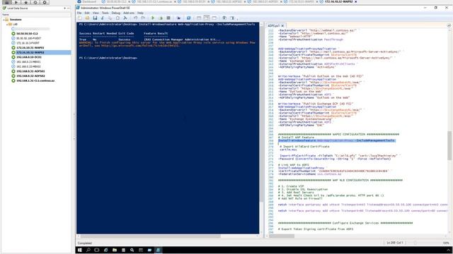 Publish Exchange with ADFS PART3 - Wep Application Proxy (WAP) farm configuration смотреть онлайн