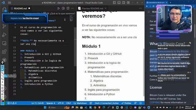 Clase de programación en vivo 1 - Git y GitHub смотреть онлайн