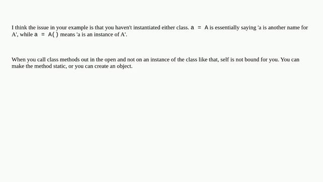 How to pass an object in Python with the self keyword? смотреть онлайн