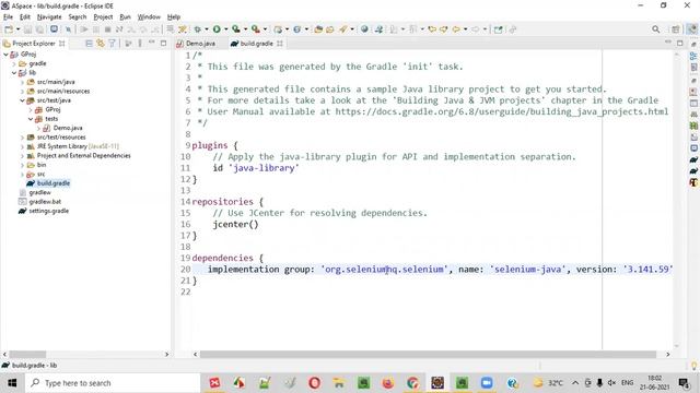 Setup Gradle Project for Selenium Automation смотреть онлайн