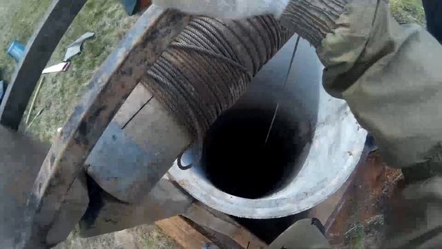 Чистка колодца в Дмитрове. Ремонт колодцев Дмитров. смотреть онлайн