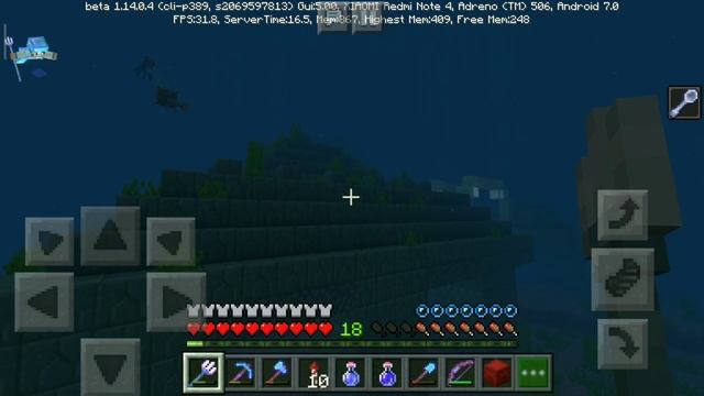 Выживание на телефоне в MineCraft Pocket Edition (1.14.0.4) #43 - ПОДВОДНЫЙ ХРАМ смотреть онлайн