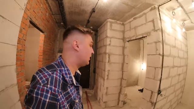 Электрика в однушке. Черновой монтаж. Электрик Ростов. жк Пятый элемент. смотреть онлайн