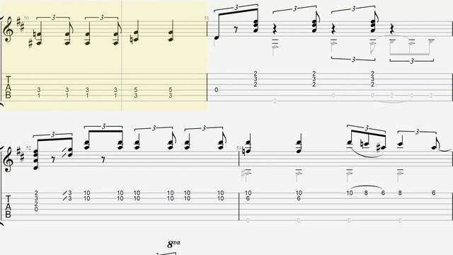 Crazy Little Thing Called Love - Queen - Slow tempo fingerstyle guitar tab смотреть онлайн