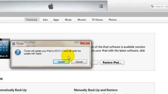 How to update IOS 6.1 to 6.1.2 on your iPad, iPhone or iPod смотреть онлайн