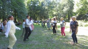 Полька "Улица". Мастер-класс для гостей. Летний бал в усадьбе "Мелихово" 19 июня 2021 г.