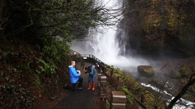 Multnomah Falls Proposal Video смотреть онлайн
