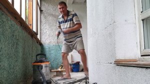 чистим фильтр строительного пылесоса,  простой и быстрый способ.