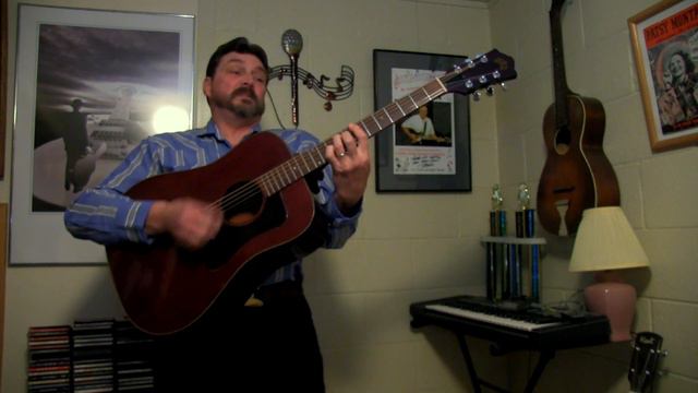 Harland Allen sings Same Old Fool acoustic guitar Country Western Rockabilly song смотреть онлайн