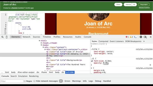Using inspect element for CSS styles смотреть онлайн