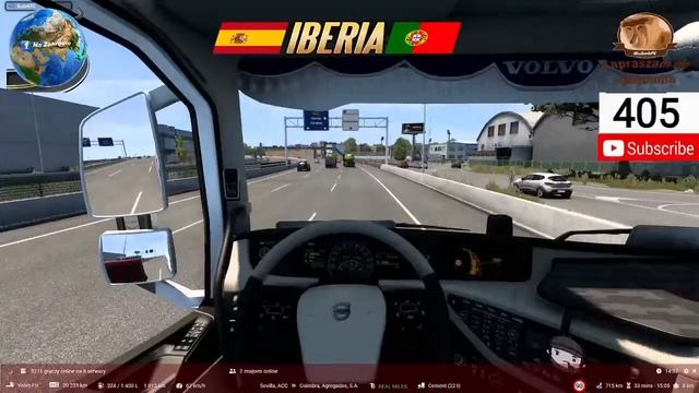 ETS2 - #3 Ciężarówką po Europie #CruisingIberia #RenaultTrucksEvolution #2021 #Gameplay #DARKOM смотреть онлайн