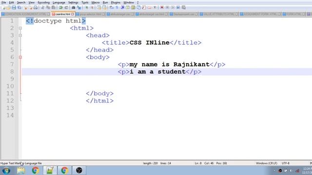 Css Inline Style in HTML| How to use css inline background in html смотреть онлайн