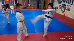 тренировка детей 6-10 лет 31,03,2022. #taekwondo #тхэквондо #дети