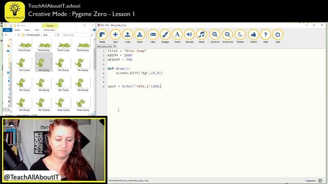 Creative Mode : Pygame Zero - Lesson 1 смотреть онлайн