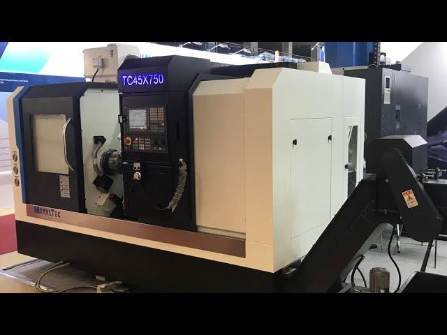 METALTEC TC45X750 токарный чпу в работе видеообзор смотреть онлайн