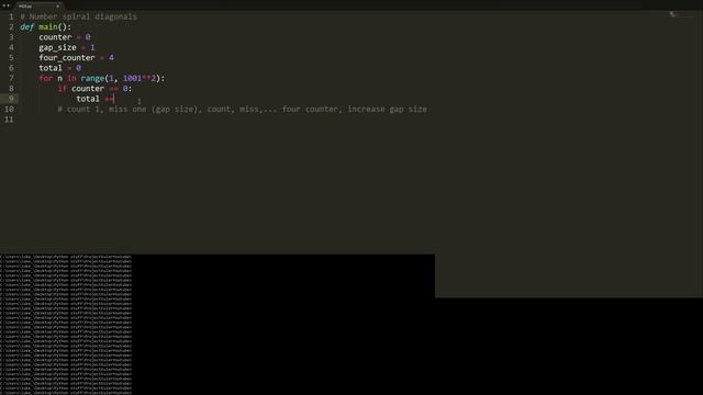 Python Beginner tutorial series using project Euler #28 - Number spiral diagonals смотреть онлайн