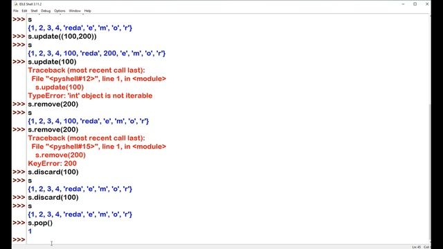 SET datatypes part 2 انواع البيانات المجموعات смотреть онлайн