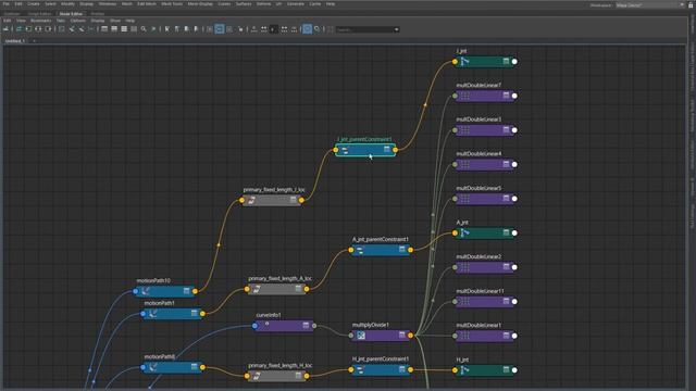 Maya Data Flow - 11 - Cleaning up tentacle node graph смотреть онлайн