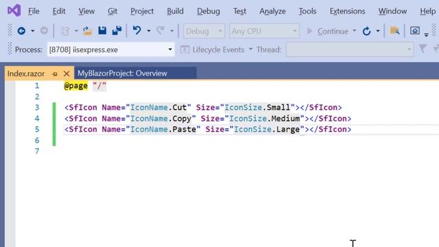 Getting Started with Icon Component in Blazor смотреть онлайн