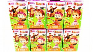 МАША И МЕДВЕДЬ 2 СВИТ БОКС 2018! СЮРПРИЗЫ, игрушки, новая серия, мультик Sweet Box Surprise unboxing