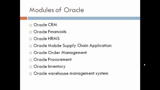 Introduction of Oracle Financials смотреть онлайн