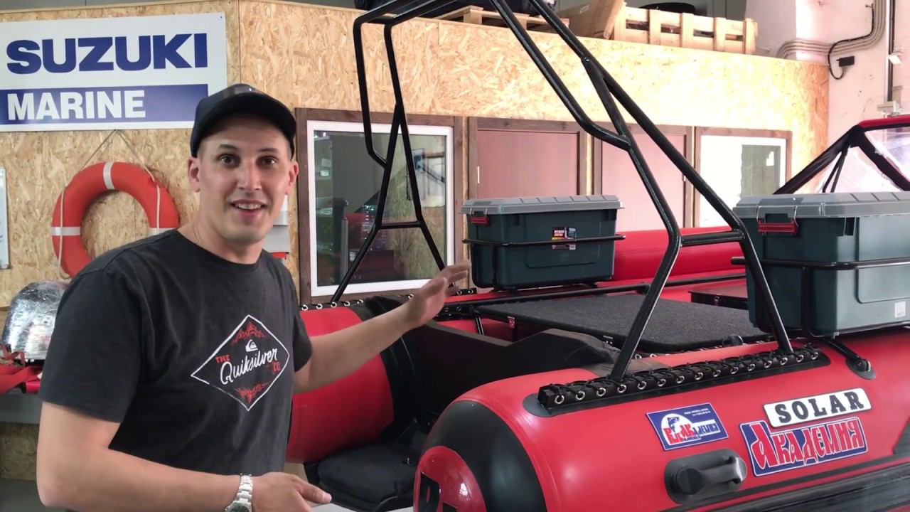 Солар "Академия" - экспедиционная водометная лодка. смотреть онлайн