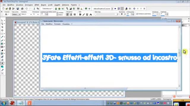 PAINT SHOP PRO : Scritta glass ,eye candy 4000 смотреть онлайн
