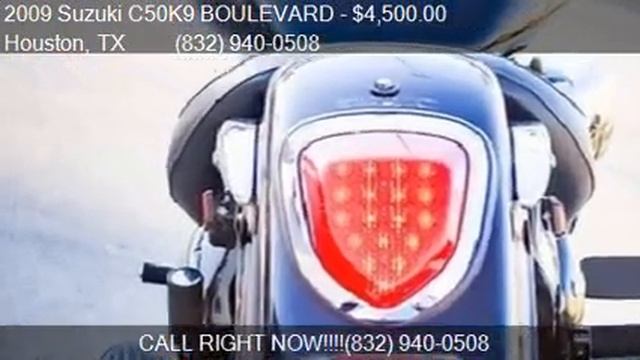 2009 Suzuki C50K9 BOULEVARD Cruiser for sale in Houston, TX смотреть онлайн
