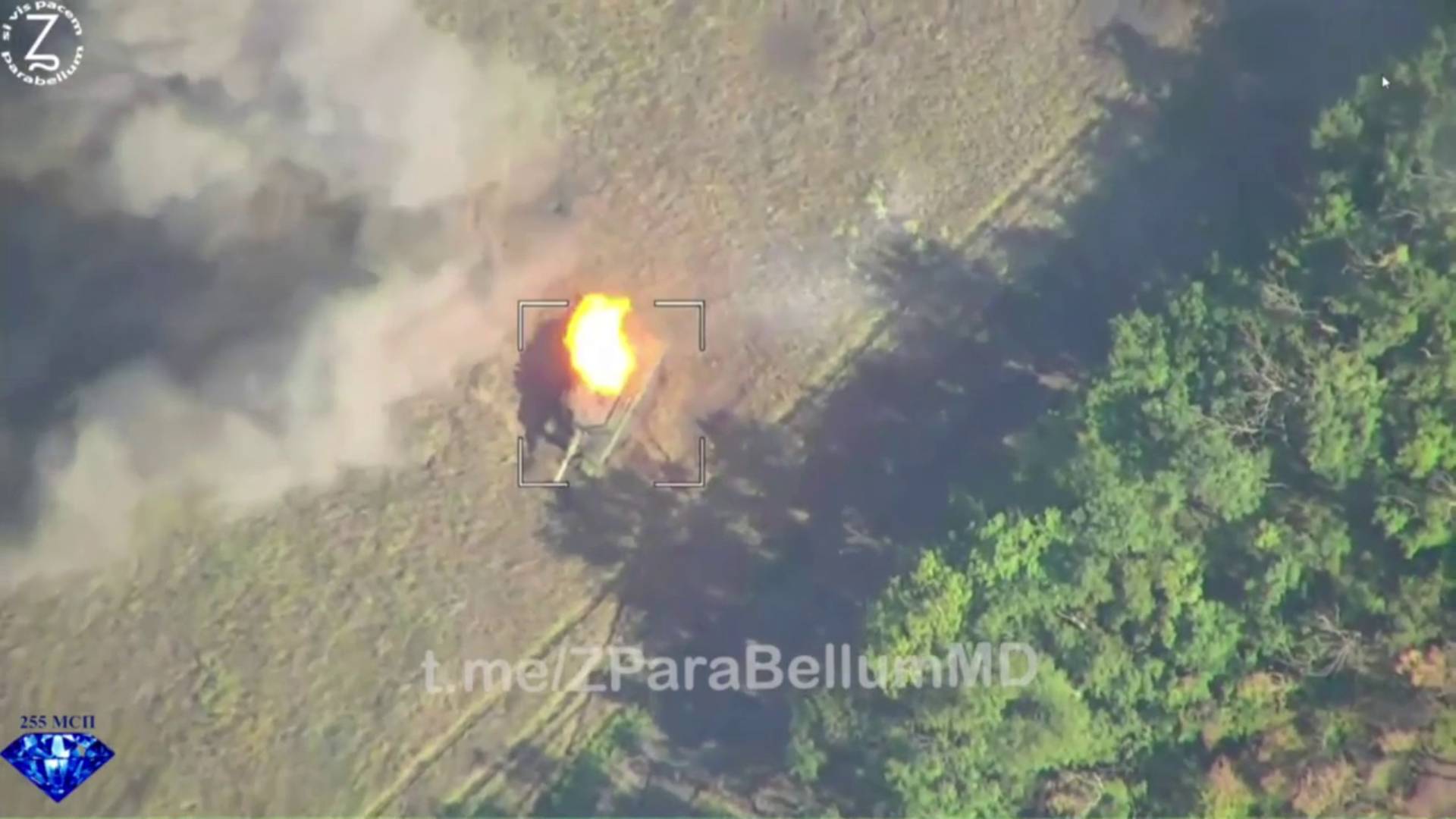 "Загнать зверя". Охота и уничтожение танка "Леопард-2А4" у пос. Победа. Работают FPV-шки смотреть онлайн