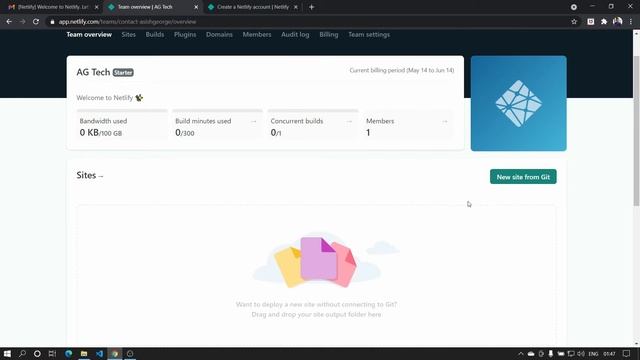 Creating Account and Hosting a Netlify Site смотреть онлайн