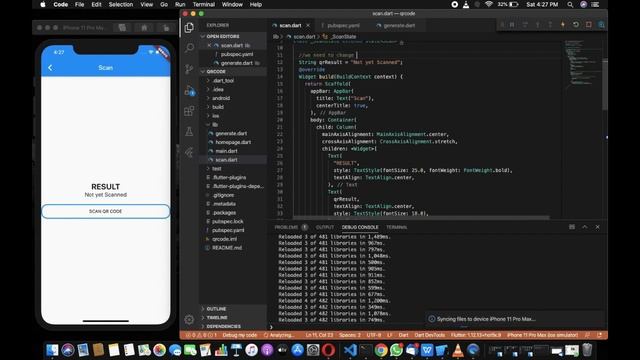 Flutter || QR Code Scanner & Generator смотреть онлайн
