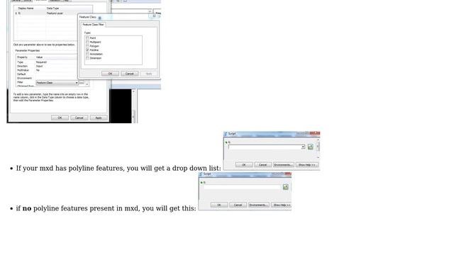 GIS: How to limit input of Python script parameter to polyline only when using Layer file? смотреть онлайн