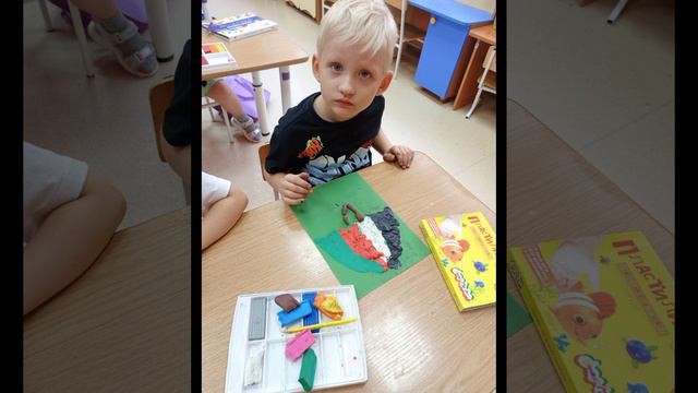 Пластилинография ,, Зонт,, в старшей группе 1 смотреть онлайн