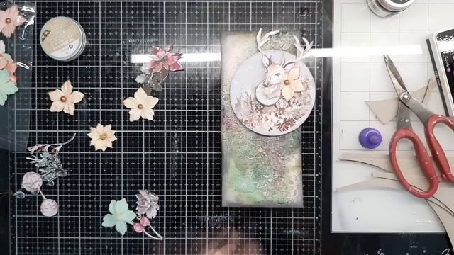 Christmas cards Tutorial for AB studio / МК по Новогодним открыткам для AB Studio смотреть онлайн