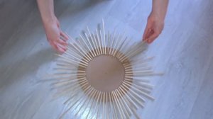 ЗЕРКАЛО-СОЛНЦЕ / DIY / Декор своими руками /