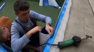 Отделка бетонного бассейна Лайнером часть 1. Отделка бетонной чаши бассейна Лайнером под ключ