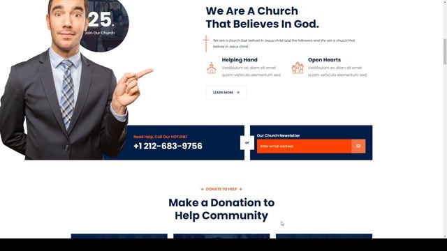 Sacreva - Church And Religious React JS Template react 14 смотреть онлайн